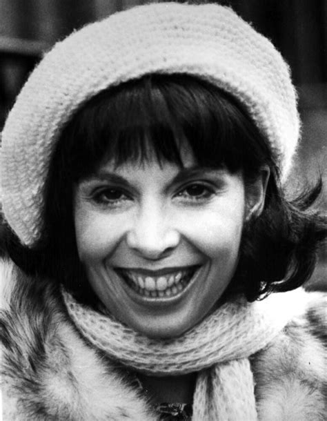 Posterazzi Talia Shire Wearing A Furry Blouse With Crochet Shawl And