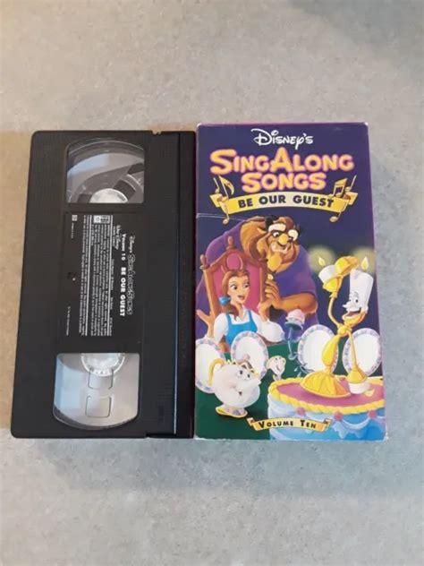 DISNEY SING ALONG Songs Be Our Guest VHS EUR 4 55 PicClick DE