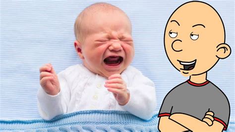 Classic Caillou Calls The New Born Baby Stupidgrounded Youtube