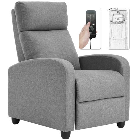 Recliners are the ultimate comfort in any living room. Recliner Chair for Living Room Winback Single Sofa Massage ...