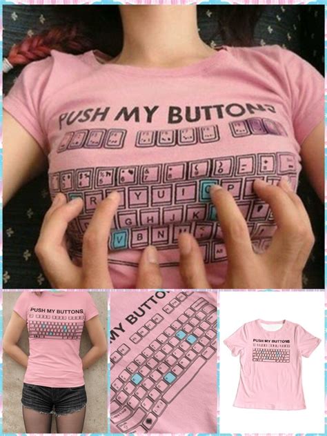 Push My Buttons Tee Blissgirl