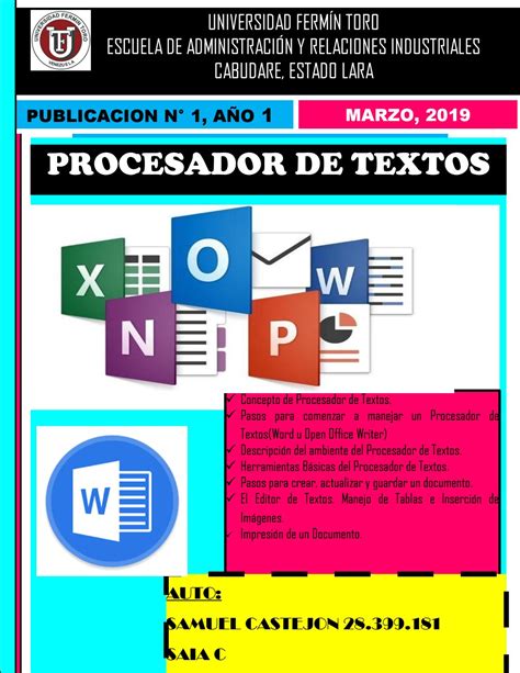 Procesador De Texto By Samuel Castejon Issuu