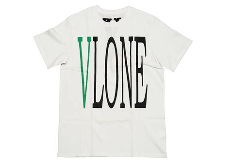 Buy Vlone Og Logo Green V Tee White Online In Australia Kickstw