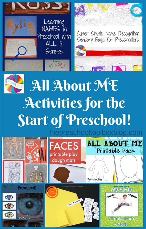 All About Me Activities For The Start Of Preschool The Preschool