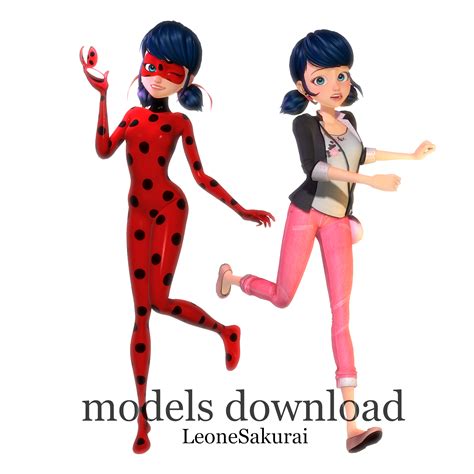 Mmd Mrs Marinette X Ladybug Update Dl Down By Leonesakurai On