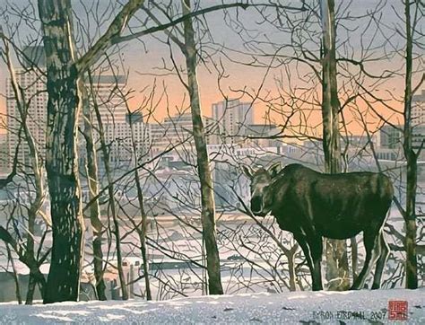 As Seen From Government Hill Limited Edition Print By Byron Birdsall