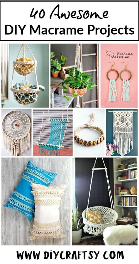 40 Awesome Diy Macrame Projects Diy Crafts Diy Projects