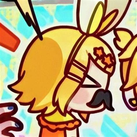Adorable Matching Icons Of Rin Len And Miku