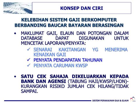 Atur tanggal sesuai dengan tanggal transaksi yang pertama yaitu pembiayaan dan transaksi kedua untuk pembayaran gaji. PPT - SISTEM PERAKAUNAN GAJI & ELAUN PowerPoint ...