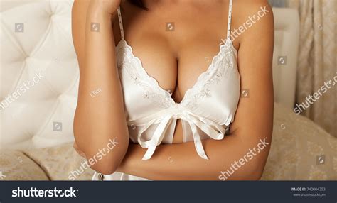 Pretty Naked Woman Posing Bed Great Stock Photo 740004253 Shutterstock