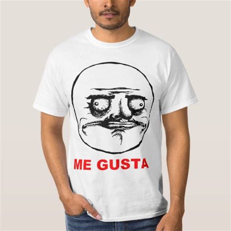 Me Gusta Rage Face Meme T Shirt Uk