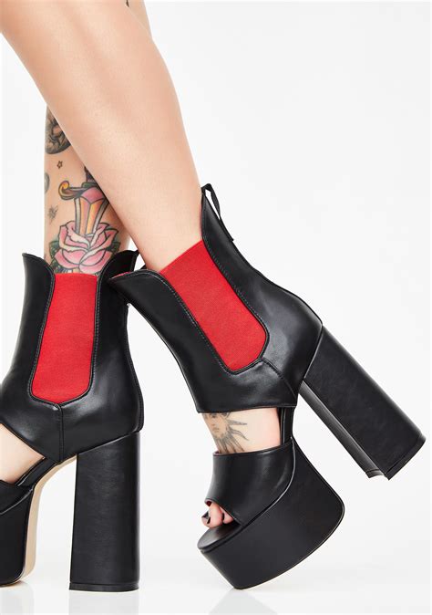 Lamoda Feelin Naughty Platform Boots Dolls Kill