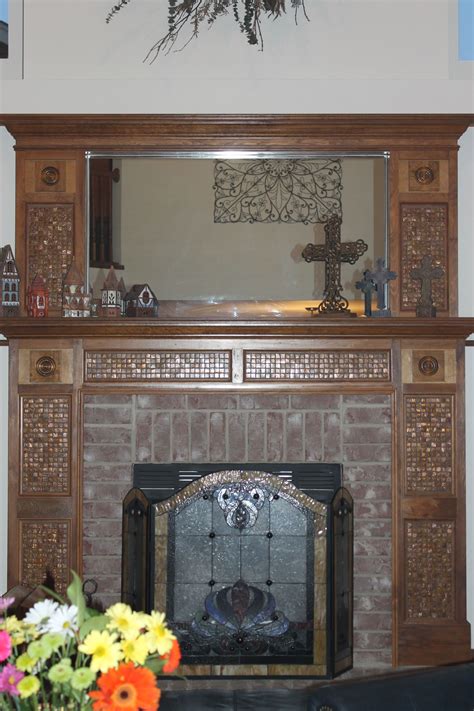 Stained Glass Fireplace Mantle Awesome Idea Стекло Витражи