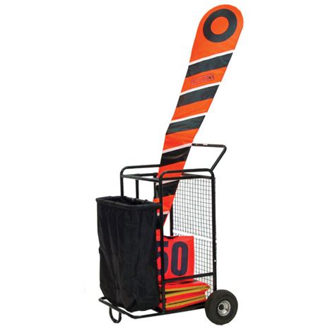 Football Field Equipment Cart With Pneumatic Tires Head Coach Sports
