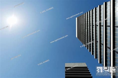 Mundsburg Towers Hamburg Germany Stock Photo Picture And Rights