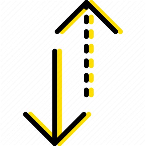 Alternative Arrow Direction Orientation Vertical Icon Download On