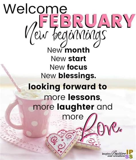 February Quotes Image By Penny Van Der Walt On Celebration Pictures And