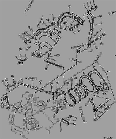 1050 Rockshaft Control Lever 8 Tractor Compact Utility John Deere