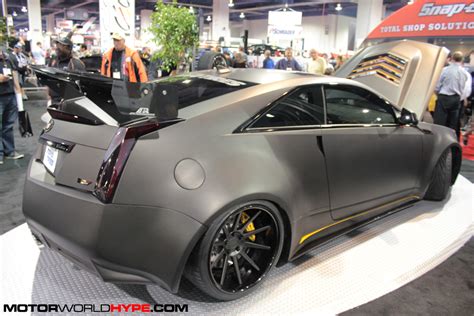 The 2011 cadillac cts is a midsize luxury car that comes in sedan, coupe and wagon body styles. SEMA2011_D3_Cadillac_CTSV_Coupe_6
