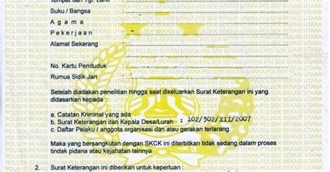 Syarat membuat SKCK baru untuk melamar pekerjaan | Hal-Lima