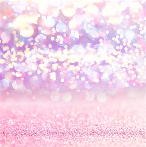 Pink Glitter Lights Bokeh Background Defocused Premium