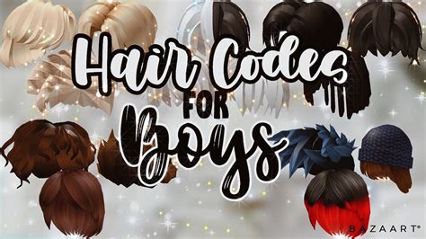 These id's and codes can be used for popular roblox games like salon or rhs. Hair Codes for Boys (short hair) | Roblox Bloxburg - YouTube