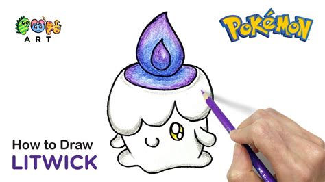 How To Draw Litwick Pokemon Very Easy~ Youtube