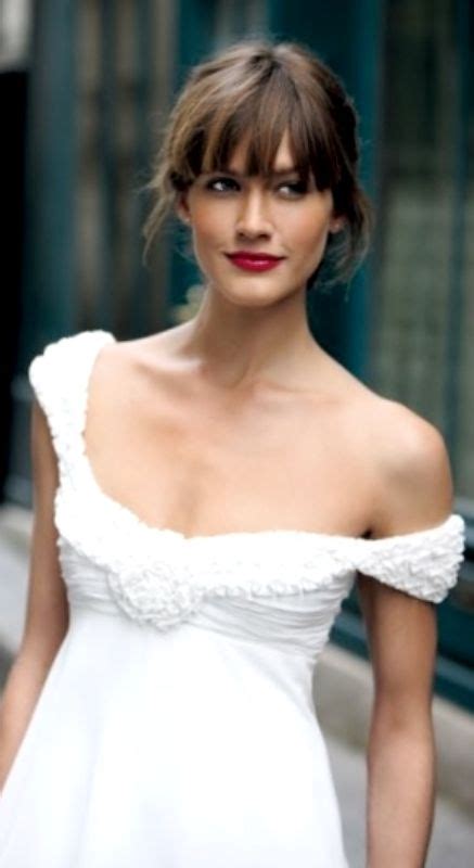 Brides Updo With Bangs Bridal Hair Ideas Tonik Wedding Hairstyles