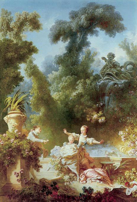 Painting By Fragonard The Progress Of Love The Pursuit