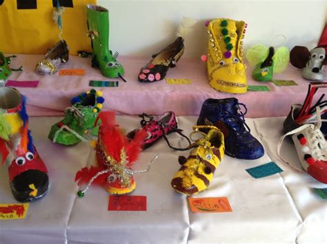 Painted And Decorated Shoes By Grade 2 In 2023 Gekke Hoeden