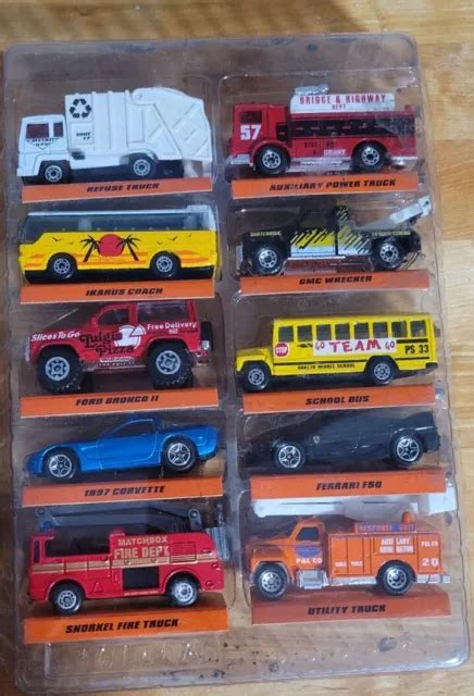 Matchbox Starter Collection 10 Pack Set Mat 1998 2100 Picclick