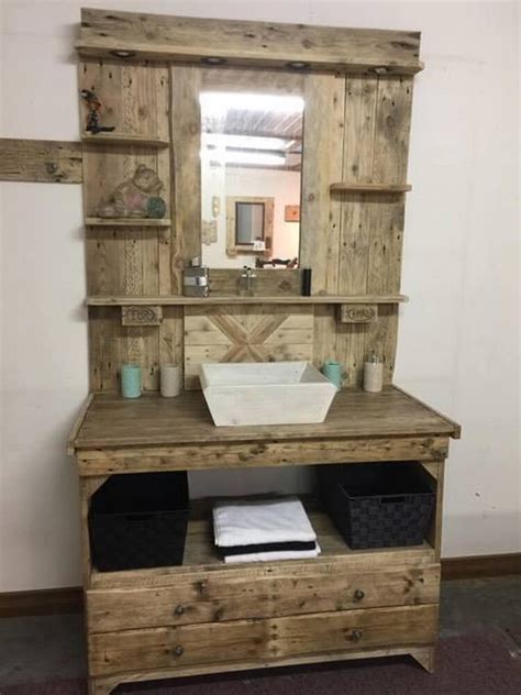 20 Wood Pallet Bathroom Ideas Png