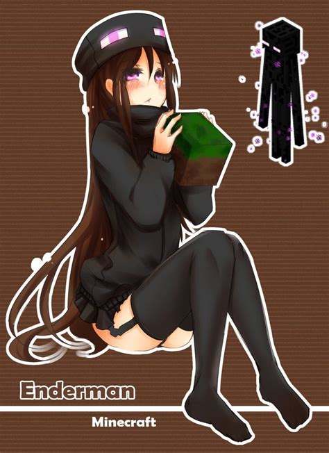 Andr The Enderman By Patrickwright15 On Deviantart Minecraft Anime Girls Minecraft Mobs