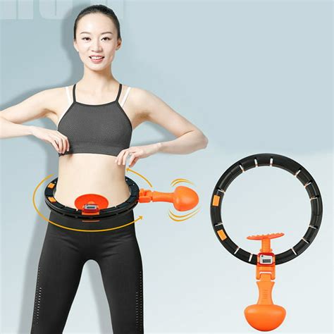 1pc Smart Hula Hoop Adjustable Waist Hoop Abdomen Excerise Ring Fitness