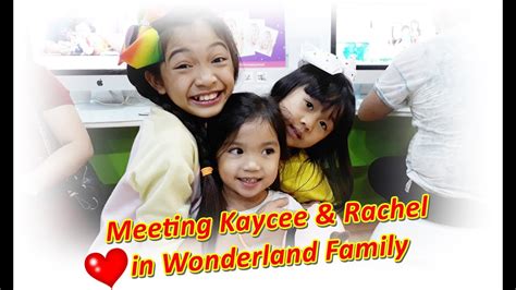Im not real kaycee and rachel im ashley there fans to sorry for all but now is my birth day i need some gift from everyone! MEETING KAYCEE & RACHEL in WONDERLAND FAMILY - YouTube