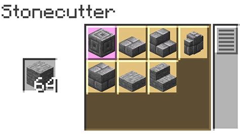 Hello, could anyone please describe to me how i would make a stone cutter recipe using mcreator? Stonecutter Rezepte & mehr! - Snapshot 19w04a - Minecraft ...