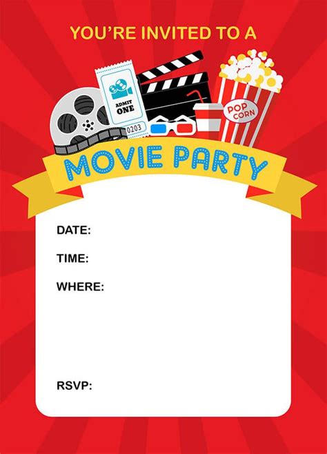 It was fun and unifying. How to Throw a Fun Backyard Movie Party and Free Printable ...