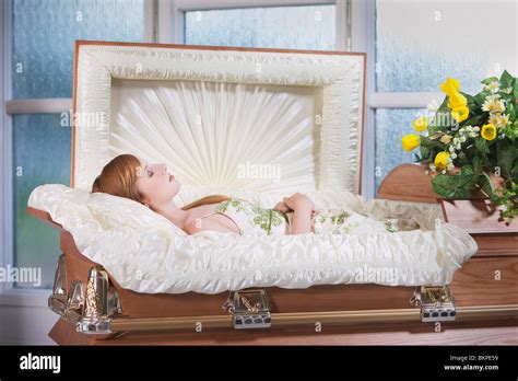 Beautiful Girls In Their Caskets Brazilian Woman Pretends To Have Died In A Coffin To