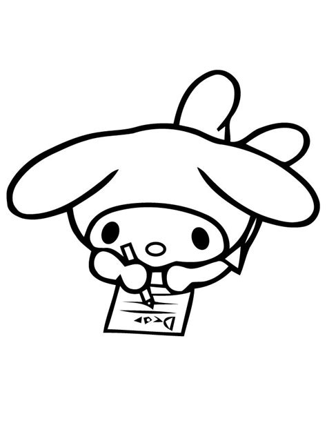 My Melody Coloring Pages Best Coloring Pages For Kids In 2020 Hello