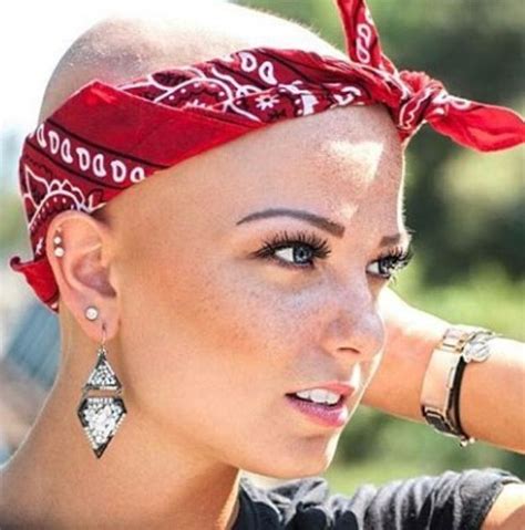 Nothing I Like Better Than A Pretty Girl Who Shaves Her Head Frequently Bald Hair Woman