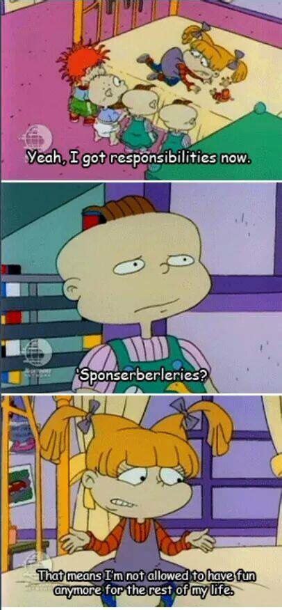 Adult Life Rugrats Quotes Funny Pictures Tumblr Rugrats