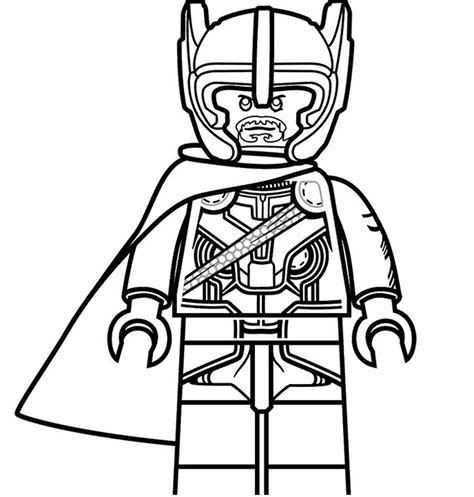 Drawing and coloring activities is fun past time for kids of all ages also to enjoy. Lego Thor From Ragnarok Coloring - Play Free Coloring Game ...