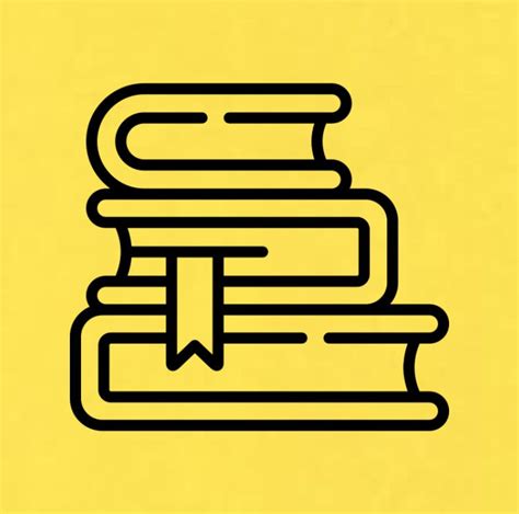 Yellow Library Icon