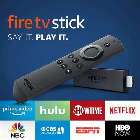 Amazon Fire Tv Stick Streaming Media Player With Alexa Voice Remote