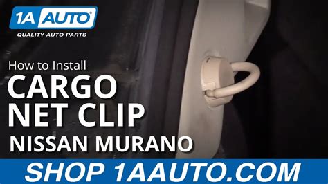 How To Install Cargo Net Clip 09 14 Nissan Murano Youtube