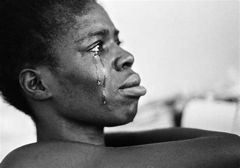 Black Woman Crying Naturally Moi