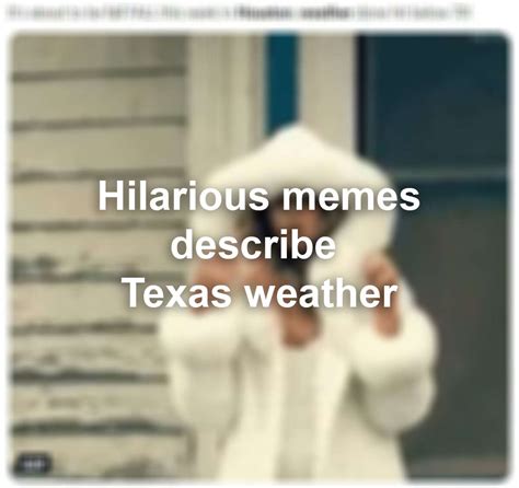 Memes That Hilariously Capture The Essence Of Texas Neurotic Weather