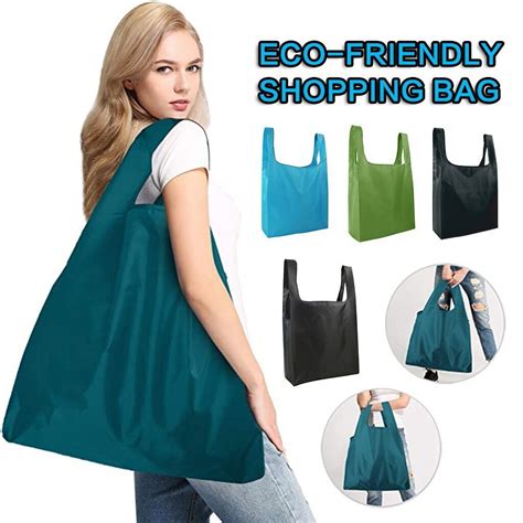 Reusable Grocery Bags Washable Foldable Shopping Tote Bags Sturdy
