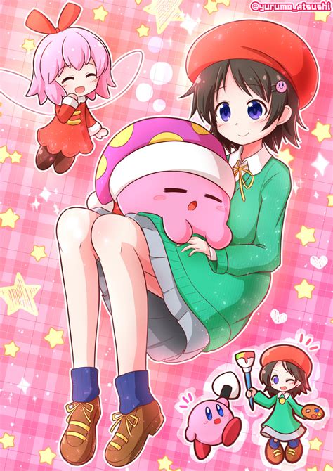 Kirby Adeleine Ribbon And Sleep Kirby Kirby And 1 More Drawn By