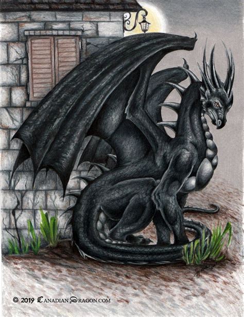 Black Dragon Wall Art Print Poster Of Black Dragon Wall Art Etsy Artofit